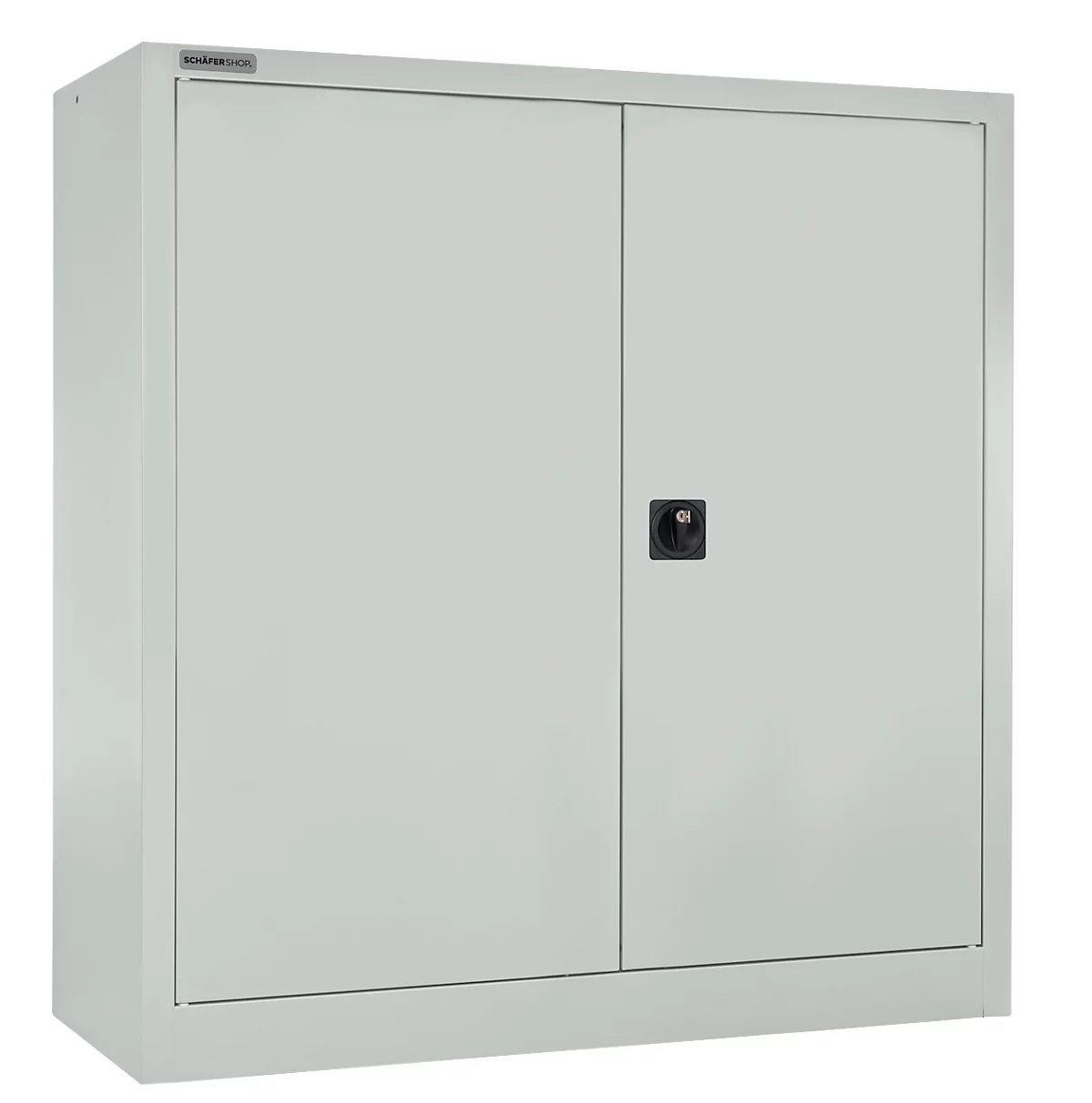 Schäfer Shop Select MS iCONOMY armario con puertas batientes, acero, 3 alturas de archivo, An 950 x P 400 x Al 1215 mm, gris claro RAL 7035