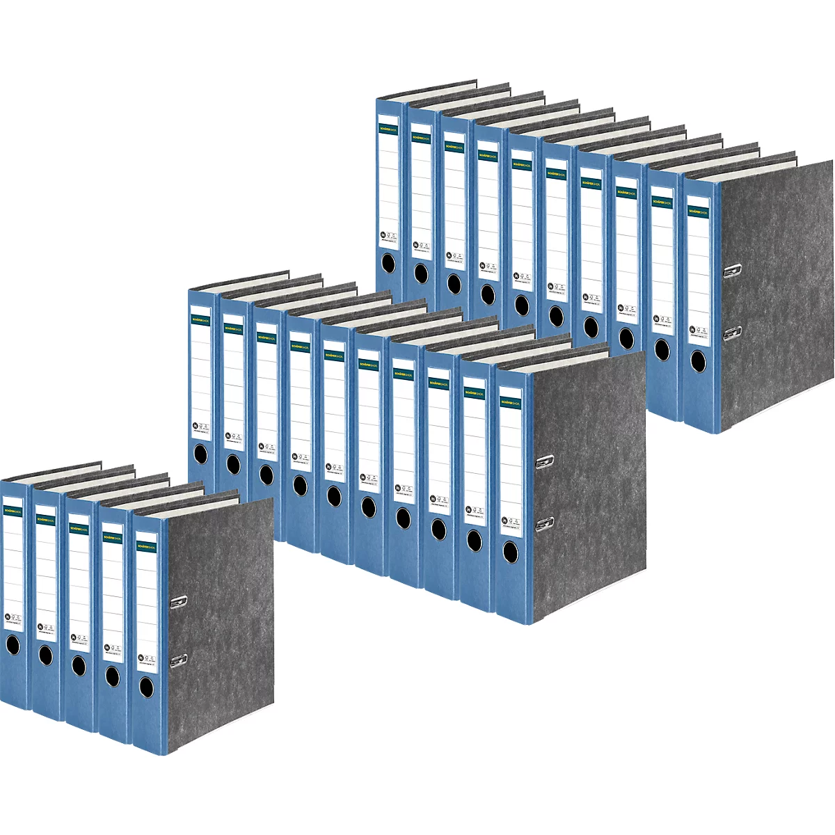Schäfer Shop Select ordner, A4, rugbreedte 50 mm, 25 stuks, blauw