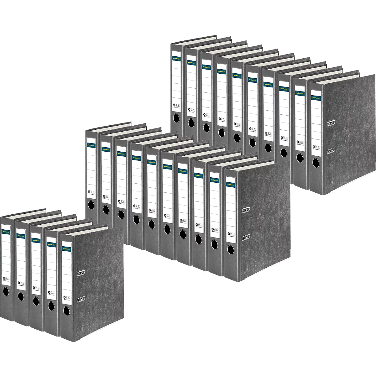 Schäfer Shop Select ordner, A4, rugbreedte 50 mm, 25 stuks, grijs