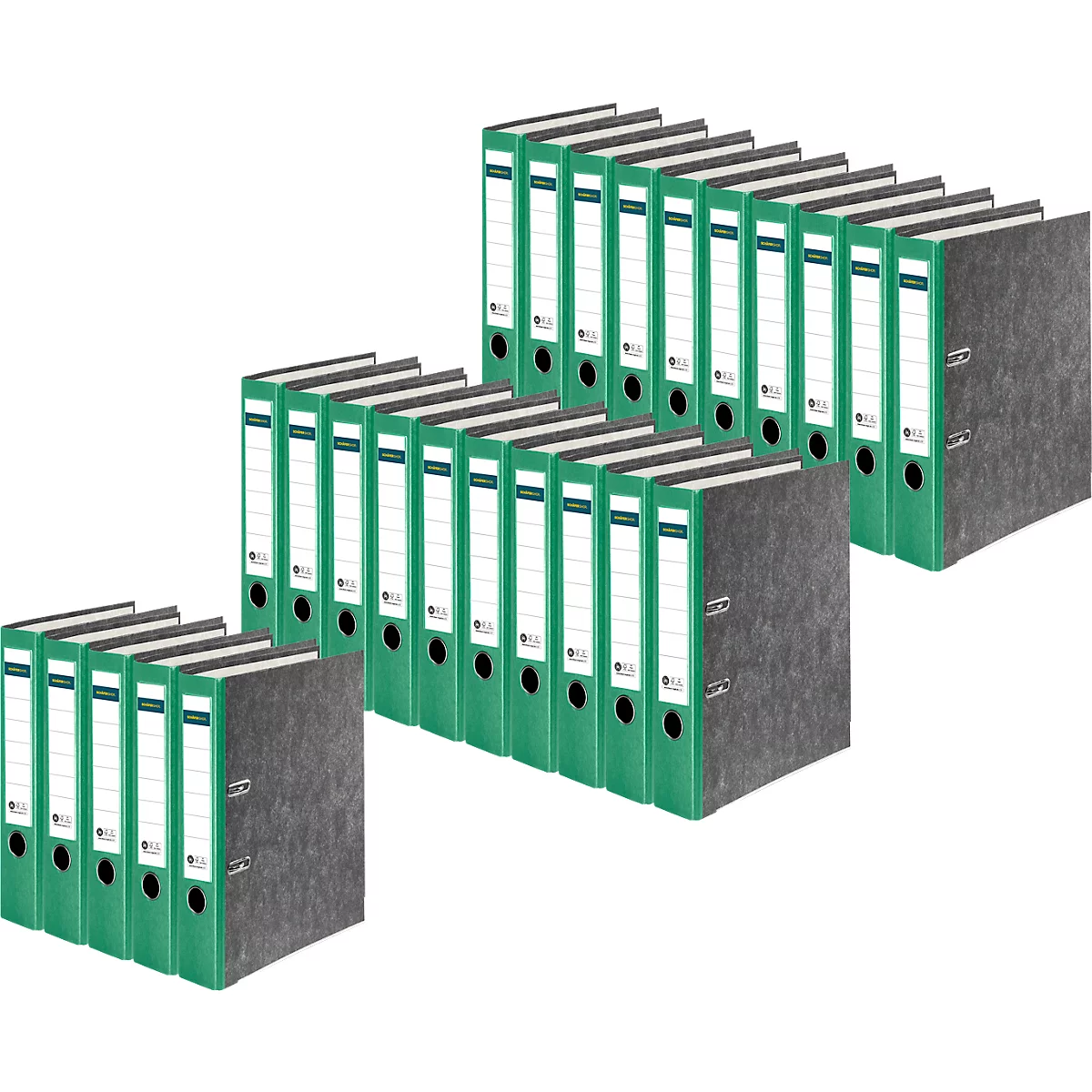 Schäfer Shop Select ordner, A4, rugbreedte 50 mm, 25 stuks, groen