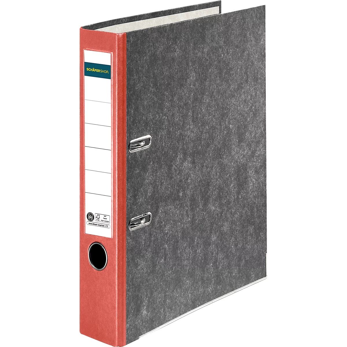 Schäfer Shop Select ordner, A4, rugbreedte 50 mm, 25 stuks, rood