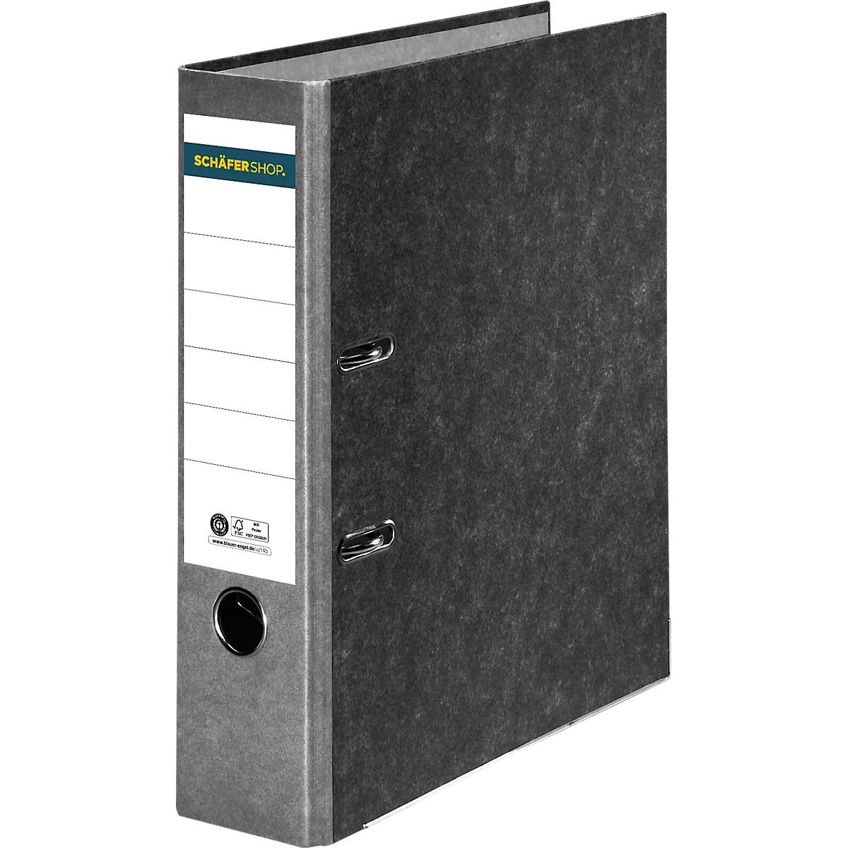 Schäfer Shop Select ordner, A4, rugbreedte 80 mm, 20 stuks, grijs