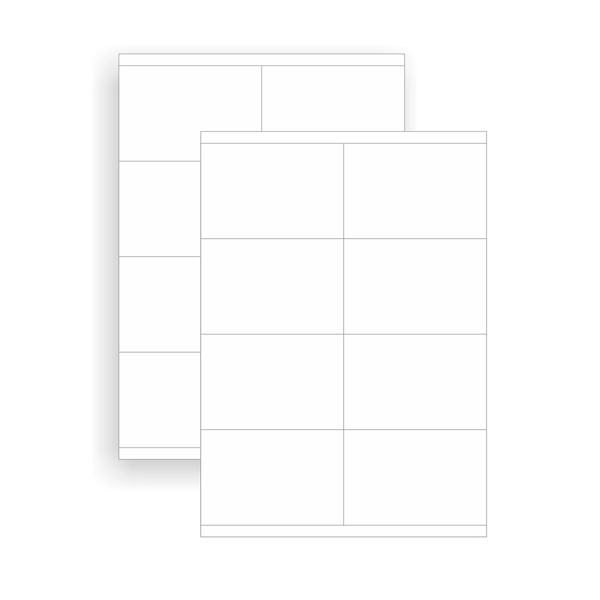 Schäfer Shop Select Pack éco. étiquettes multifonctionnelles universelles , diff. tailles, feuilles d'impression A4, 2 x 100 feuilles, 105x70