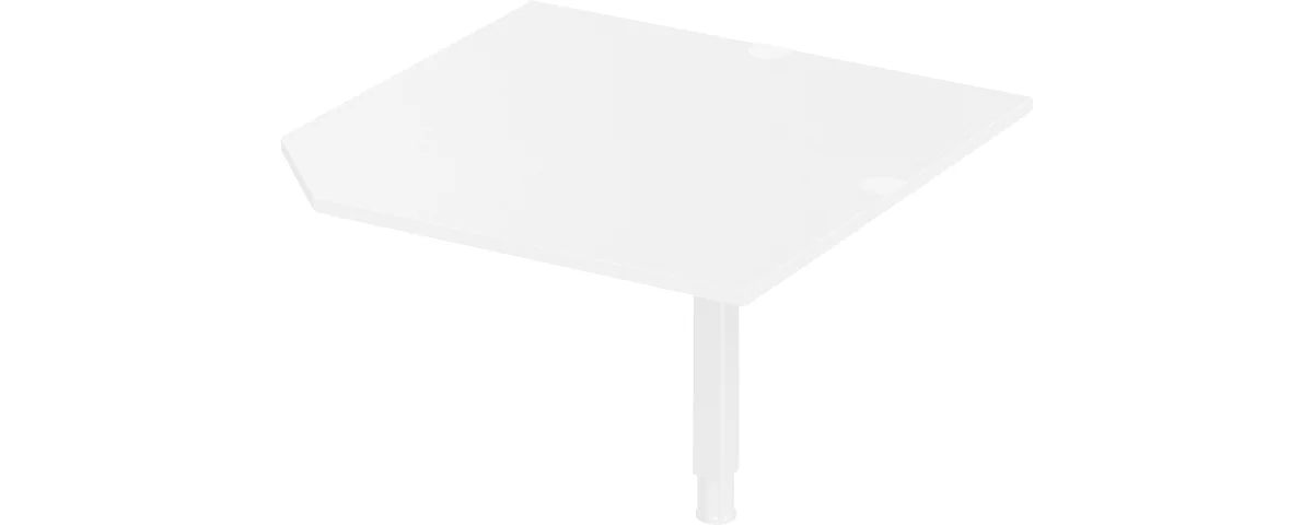 Schäfer Shop Select Panel de unión PLANOVA ERGOSTYLE, CAD, W 1000, pie, blanco 
