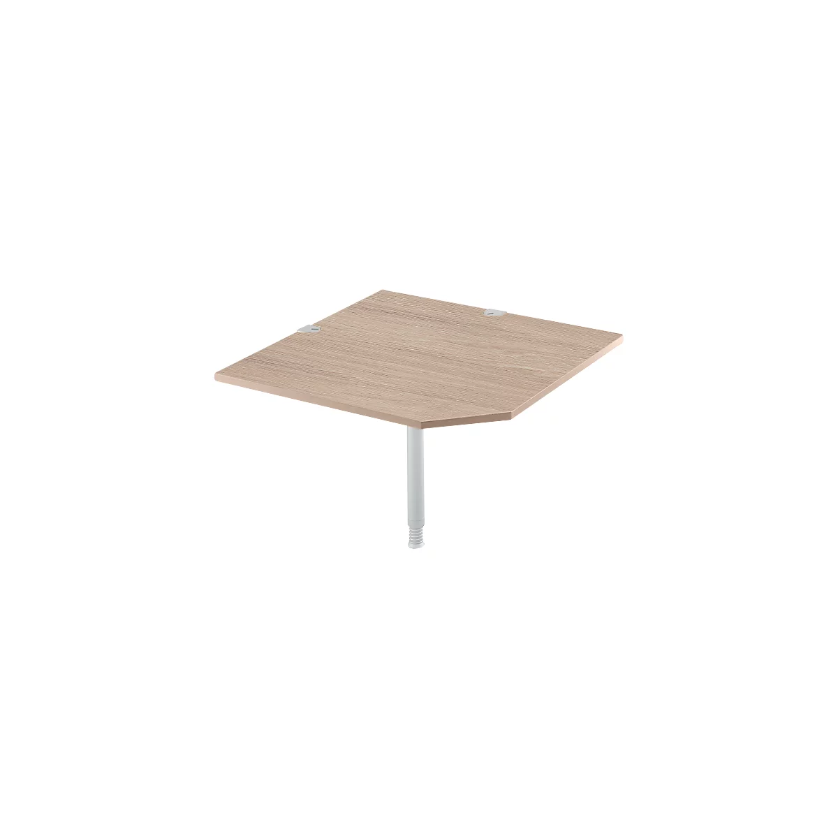 Schäfer Shop Select Panneau d'angle système, CAD, pied, L 1000 x P 1000 mm, chêne/alu blanc