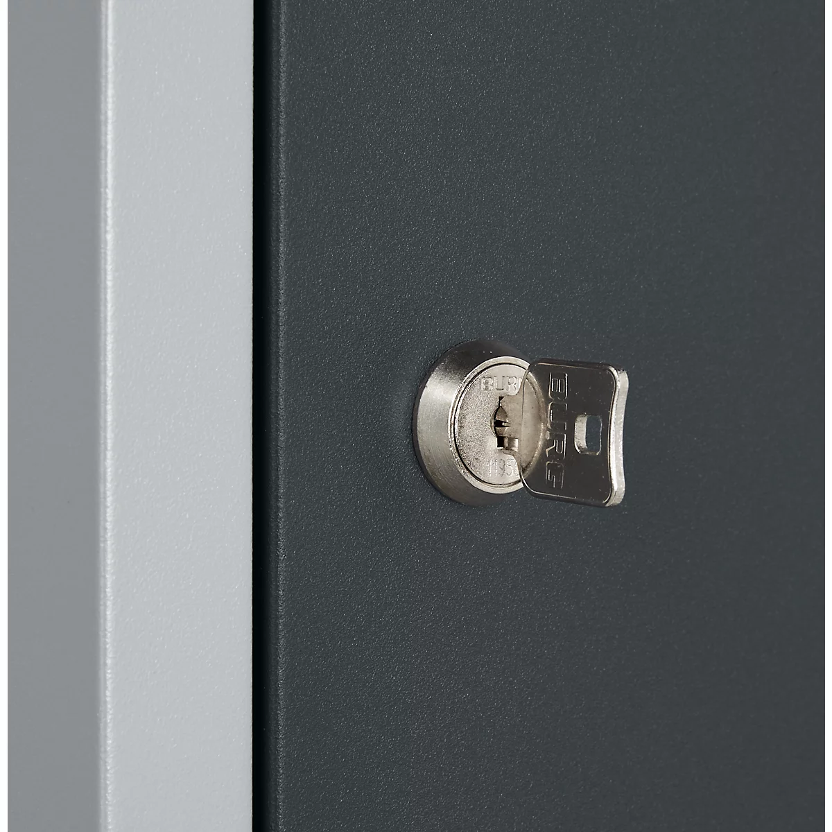 Schäfer Shop Select Pilier de casier S5, avec serrure à cylindre, aluminium/anthracite blanc