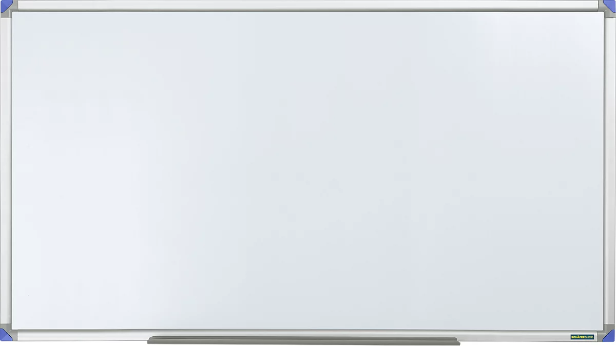 Schäfer Shop Select Pizarra blanca 1020, con revestimiento de plástico, 1000 x 2000 mm