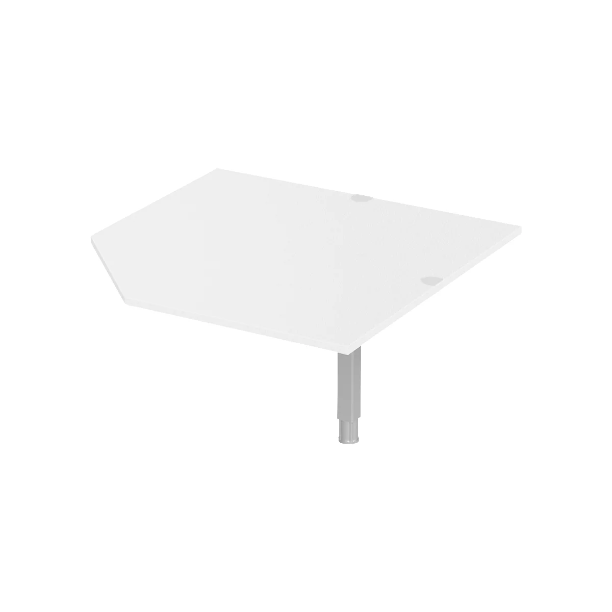 Schäfer Shop Select Placa angular PLANOVA ergoSTYLE, CAD, W 1200, blanco