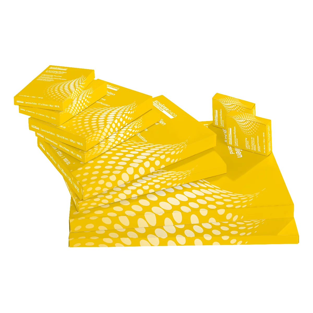Schäfer Shop Select Pochettes à plastifier, 54 x 86 mm pour format cartes de crédit, 125 microns, 100 pièces