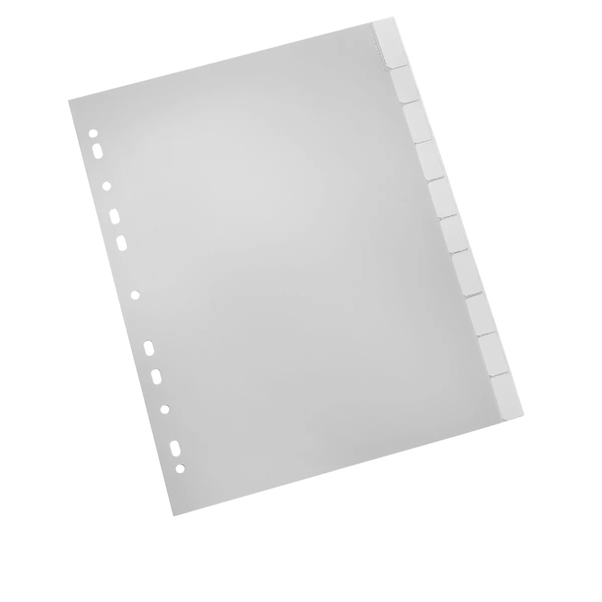 Schäfer Shop Select PP-indexbladen met verwisselbare tabs, gebruik naar eigen inzicht, cijfers 1-10, losbladig