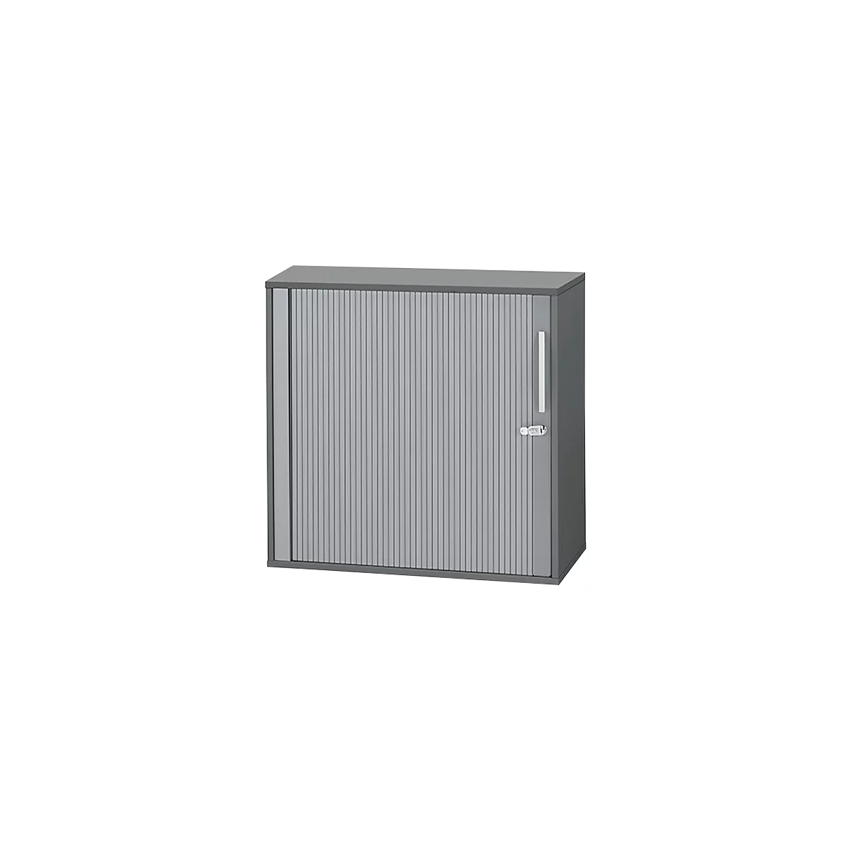 Schäfer Shop Select Querrollladenschrank SET UP, abschließbar, 2 Ordnerhöhen, graphit 