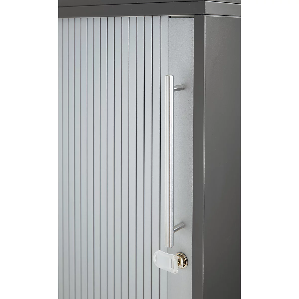 Schäfer Shop Select Querrollladenschrank Start Off, 2 OH, abschließbar, B 800 x T 420 x H 788 mm, Holz, graphit
