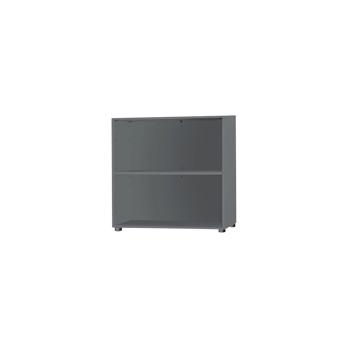 Schäfer Shop Select Regal, 2 OH, B 800 x T 420 x H 788 mm, graphit