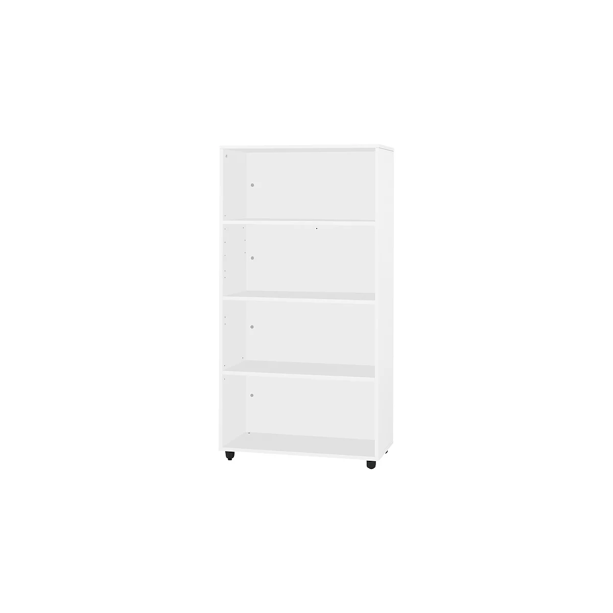 Schäfer Shop Select Regal LOGIN, 4 Ordnerhöhen, B 800 x T 420 x H 1514 mm, weiß/weiß