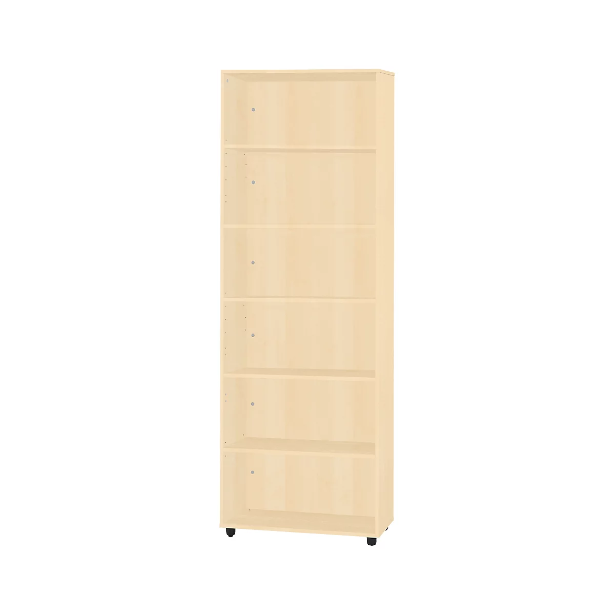 Schäfer Shop Select Regal LOGIN, 6 Ordnerhöhen, B 800 x T 420 x H 2240 mm, Ahorn Dekor/Ahorn Dekor