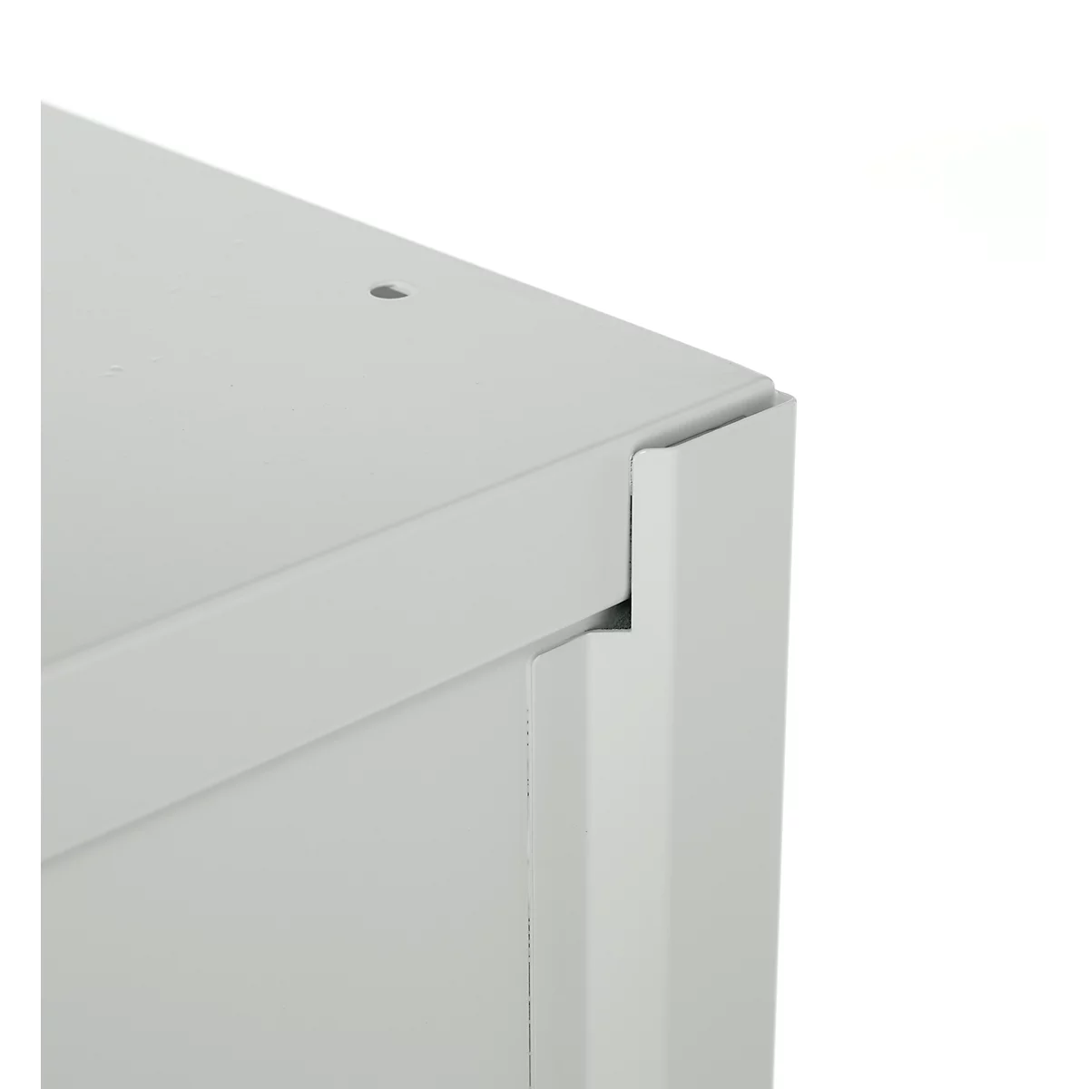 Schäfer Shop Select Regalschrank MS, 3 OH, B 950 x T 400 x H 1215 mm, Stahlblech, Lichtgrau