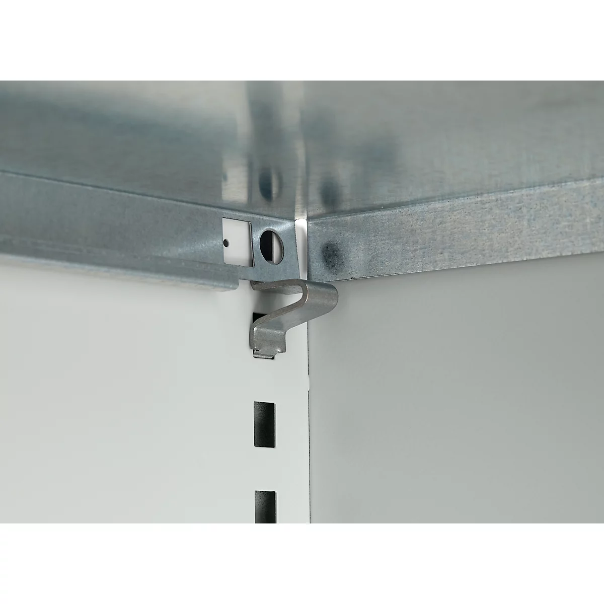 Schäfer Shop Select Regalschrank MS, 3 OH, B 950 x T 400 x H 1215 mm, Stahlblech, Lichtgrau