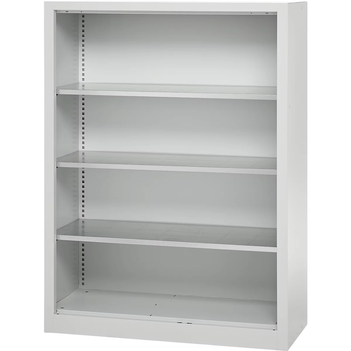 Schäfer Shop Select Regalschrank MS, 4 OH, B 1200 x T 400 x H 1584 mm, Stahlblech, Lichtgrau
