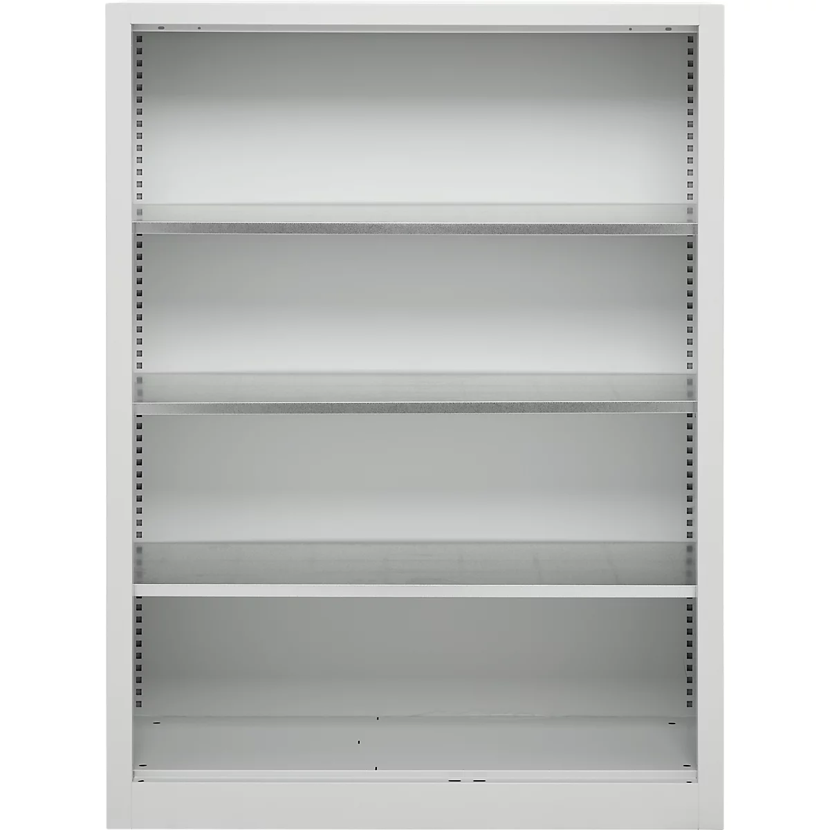 Schäfer Shop Select Regalschrank MS, 4 OH, B 1200 x T 400 x H 1584 mm, Stahlblech, Lichtgrau