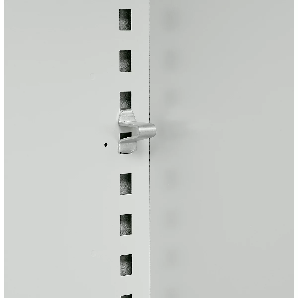 Schäfer Shop Select Regalschrank MS, 4 OH, B 950 x T 400 x H 1584 mm, Stahlblech, lichtgrau
