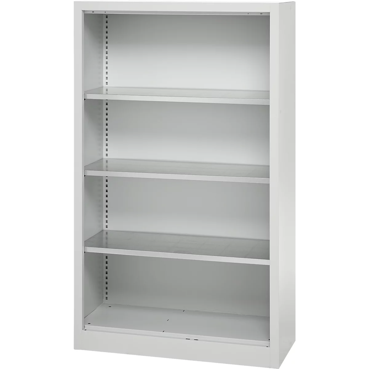 Schäfer Shop Select Regalschrank MS, 4 OH, B 950 x T 400 x H 1584 mm, Stahlblech, Lichtgrau