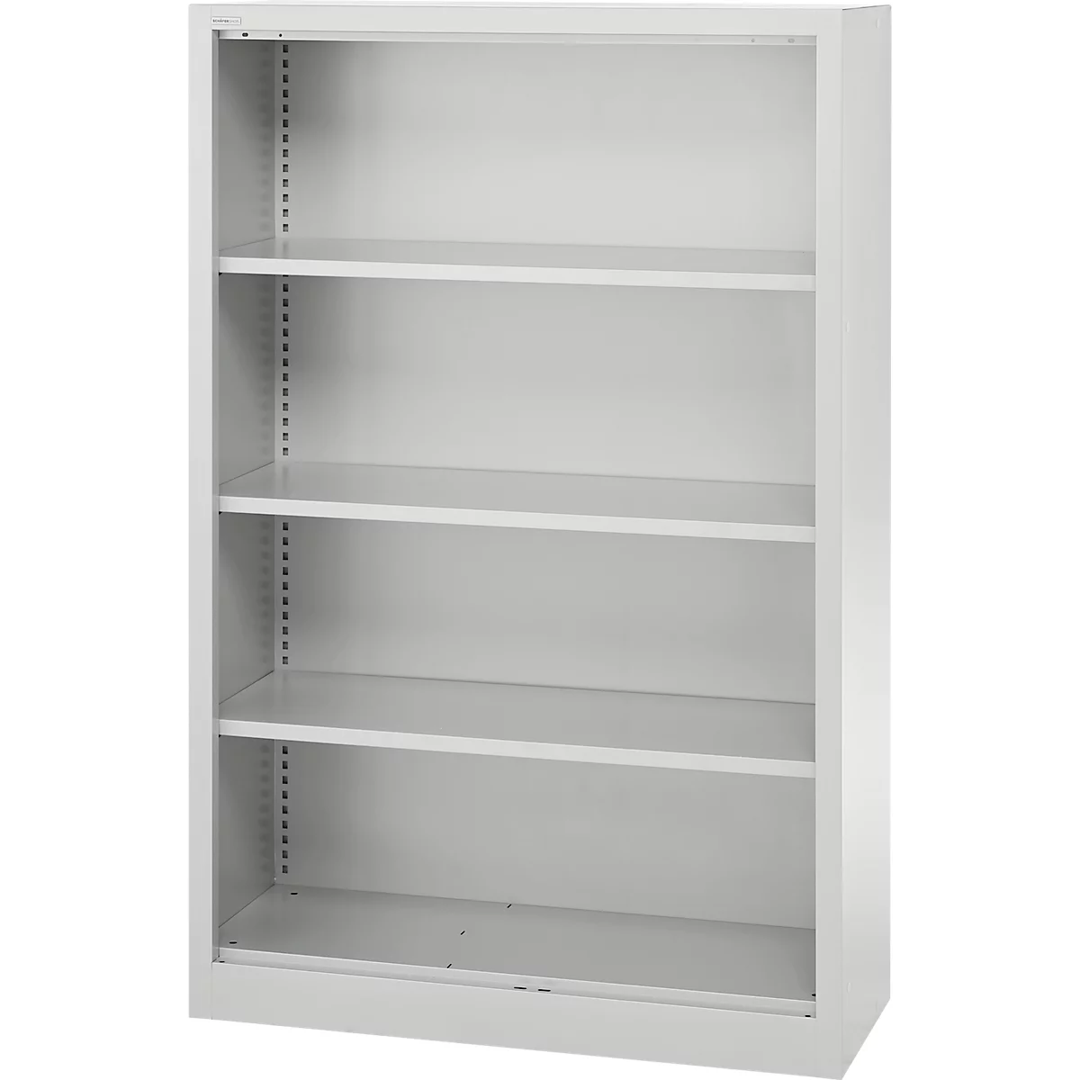 Schäfer Shop Select Regalschrank MS, 4 OH, B 950 x T 400 x H 1584 mm, Stahlblech, weißaluminium