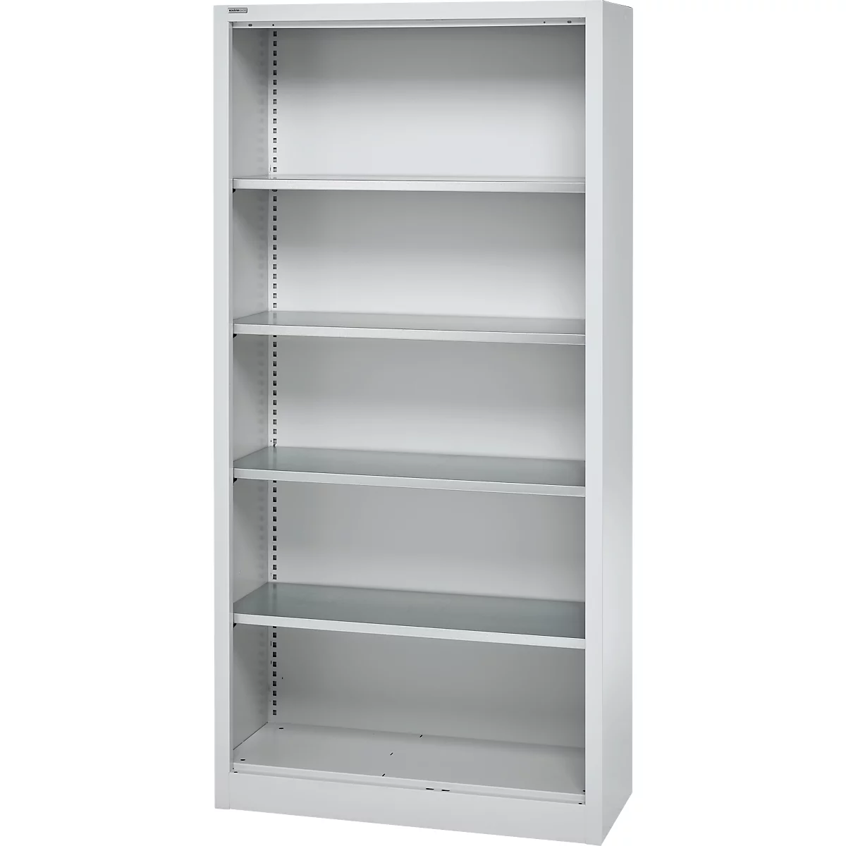 Schäfer Shop Select Regalschrank MS, 5 OH, B 950 x T 500 x H 1935 mm, Stahlblech, Weissaluminium
