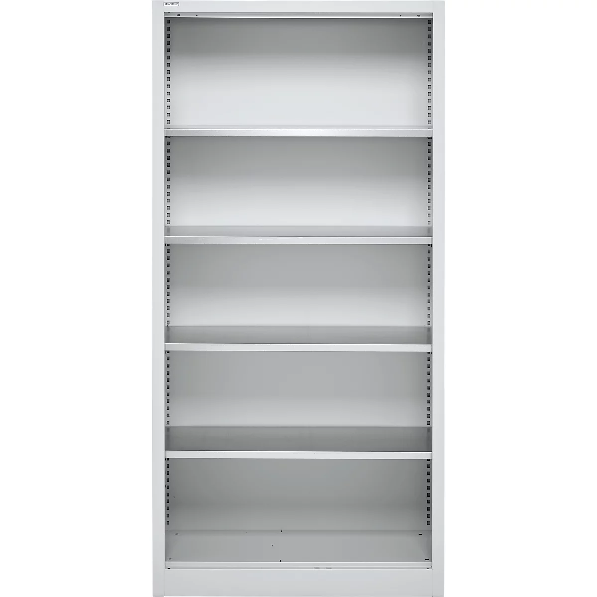 Schäfer Shop Select Regalschrank MS, 5 OH, B 950 x T 500 x H 1935 mm, Stahlblech, Weissaluminium