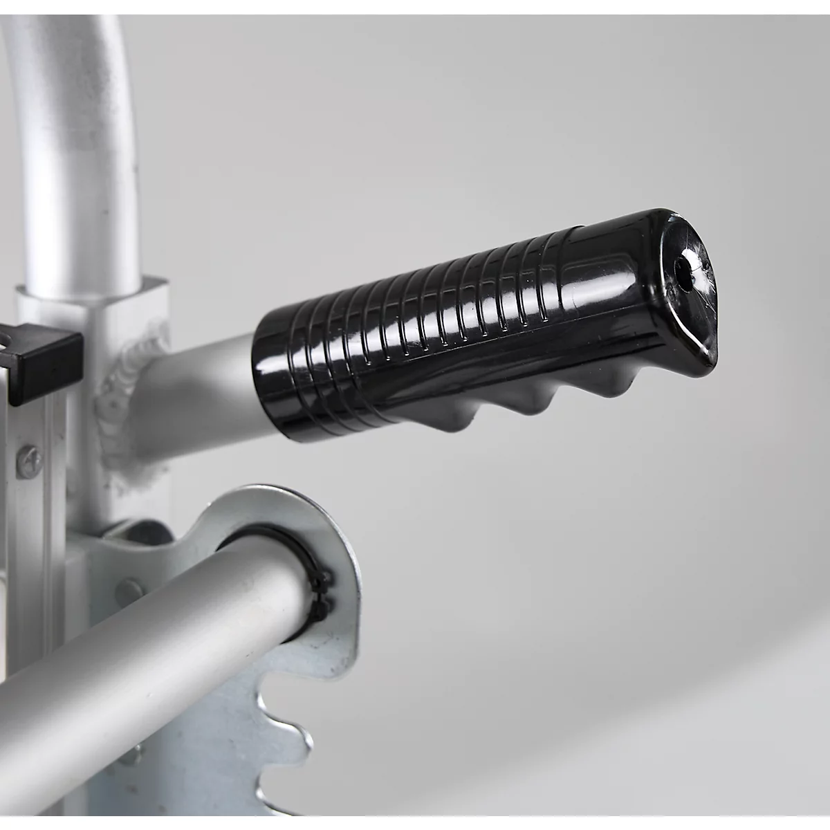 Schäfer Shop Select Sackkarre, 2-in-1, Tragkraft 250 kg, klappbar, Bock- und Lenkrollen, Aluminium/Kunststoff, schwarz-silber