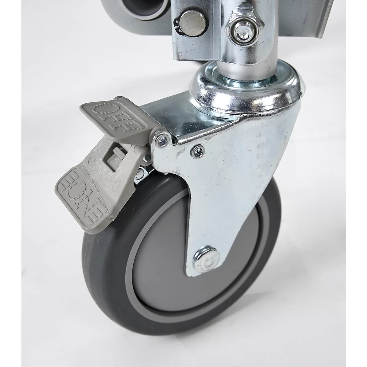 Schäfer Shop Select Sackkarre, 2-in-1, Tragkraft 250 kg, klappbar, Bock- und Lenkrollen, Aluminium/Kunststoff, schwarz-silber