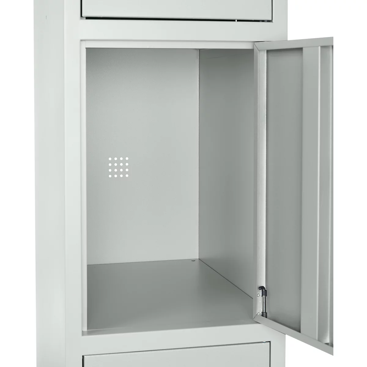 Schäfer Shop Select Schließfachsäule S5, mit Zylinderschloss, lichtgrau/lichtgrau