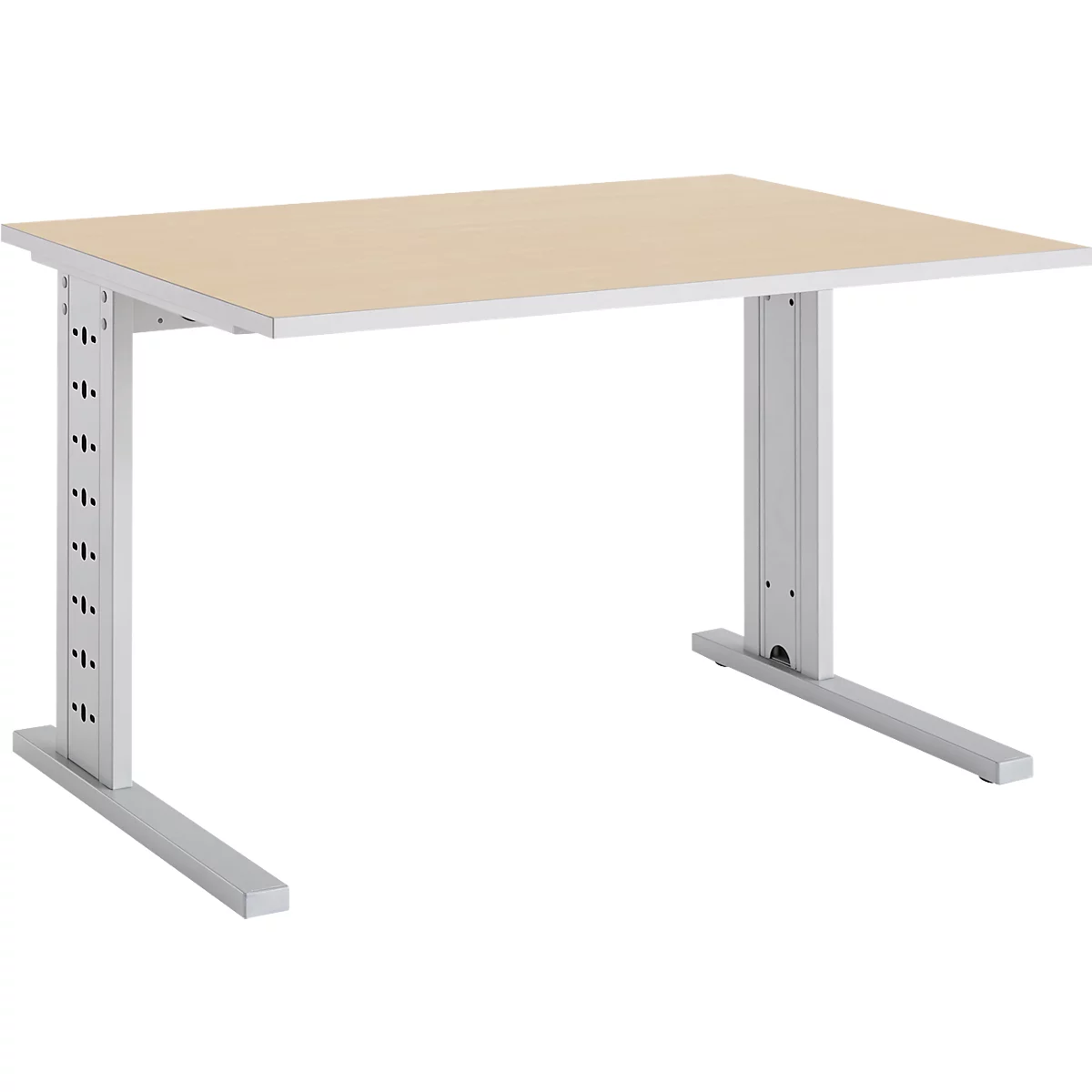 Schäfer Shop Select Schreibtisch Moxxo IQ, Rechteck, C-Fuß, B 1200 x T 800 x H 735 mm, Ahorn-Dekor