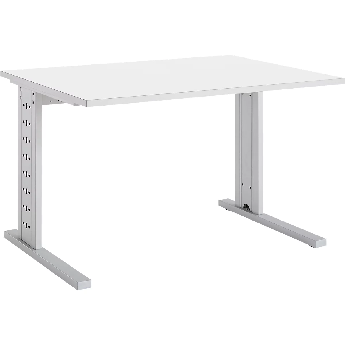Schäfer Shop Select Schreibtisch Moxxo IQ, Rechteck, C-Fuß, B 1200 x T 800 x H 735 mm, weiß