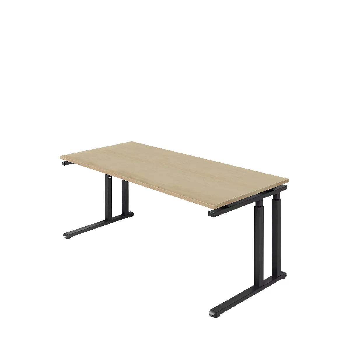 Schäfer Shop Select Schreibtisch SET UP, C-Fußgestell, 1800x800, eiche/graphit 