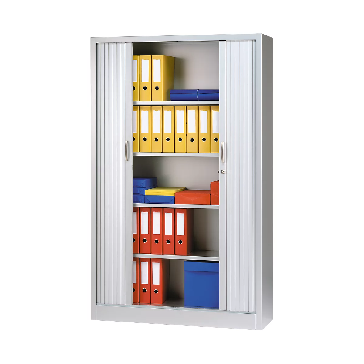 Schäfer Shop Select Stahl-Fachböden, weißaluminium, 1200 mm breit, 2 Stück