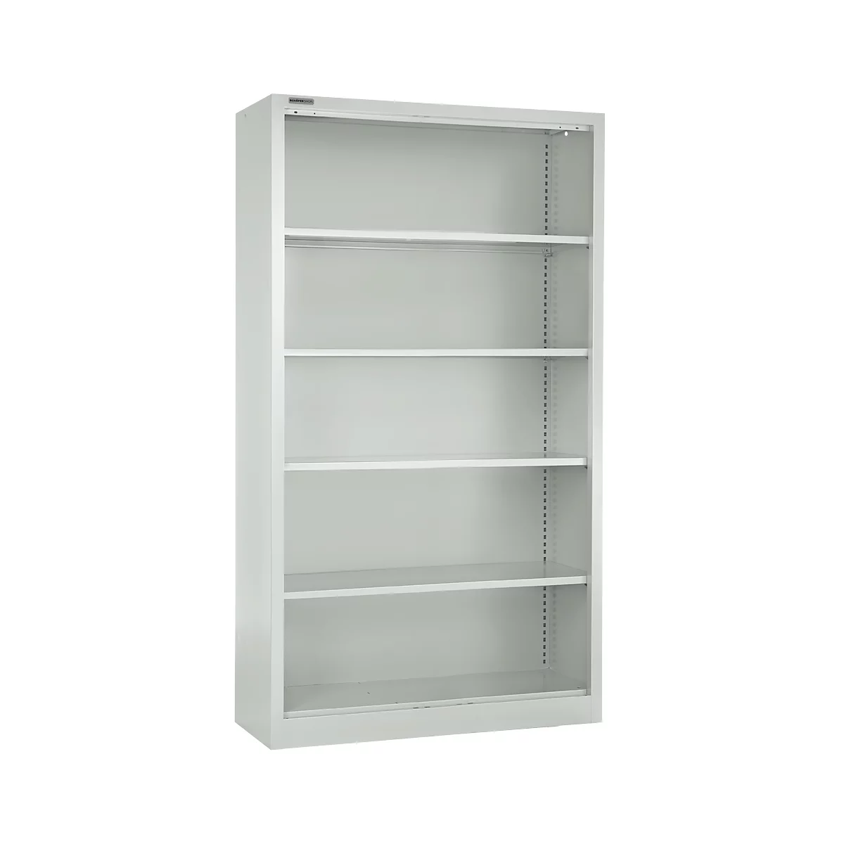 Schäfer Shop Select Stahlregal MS iCONOMY, 5 Ordnerhöhen, B 950 x T 400 x H 1935 mm, lichtgrau RAL 7035