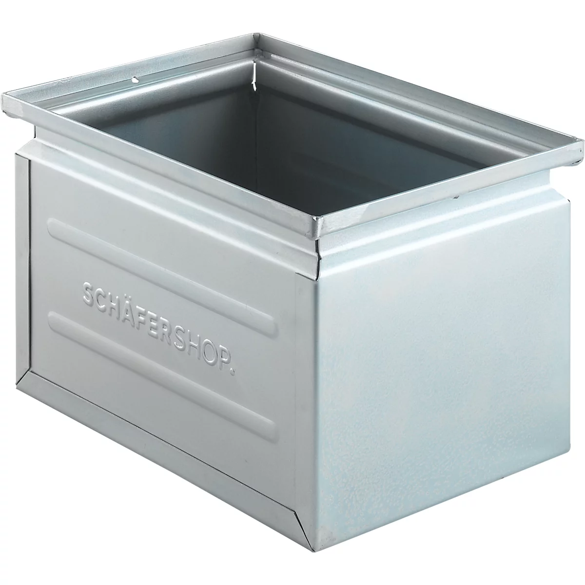 Schäfer Shop Select stapelbak, 3,5 l, 8 kg, L 210 x B 147 x H 130 mm, staal, elektrolytisch verzinkt