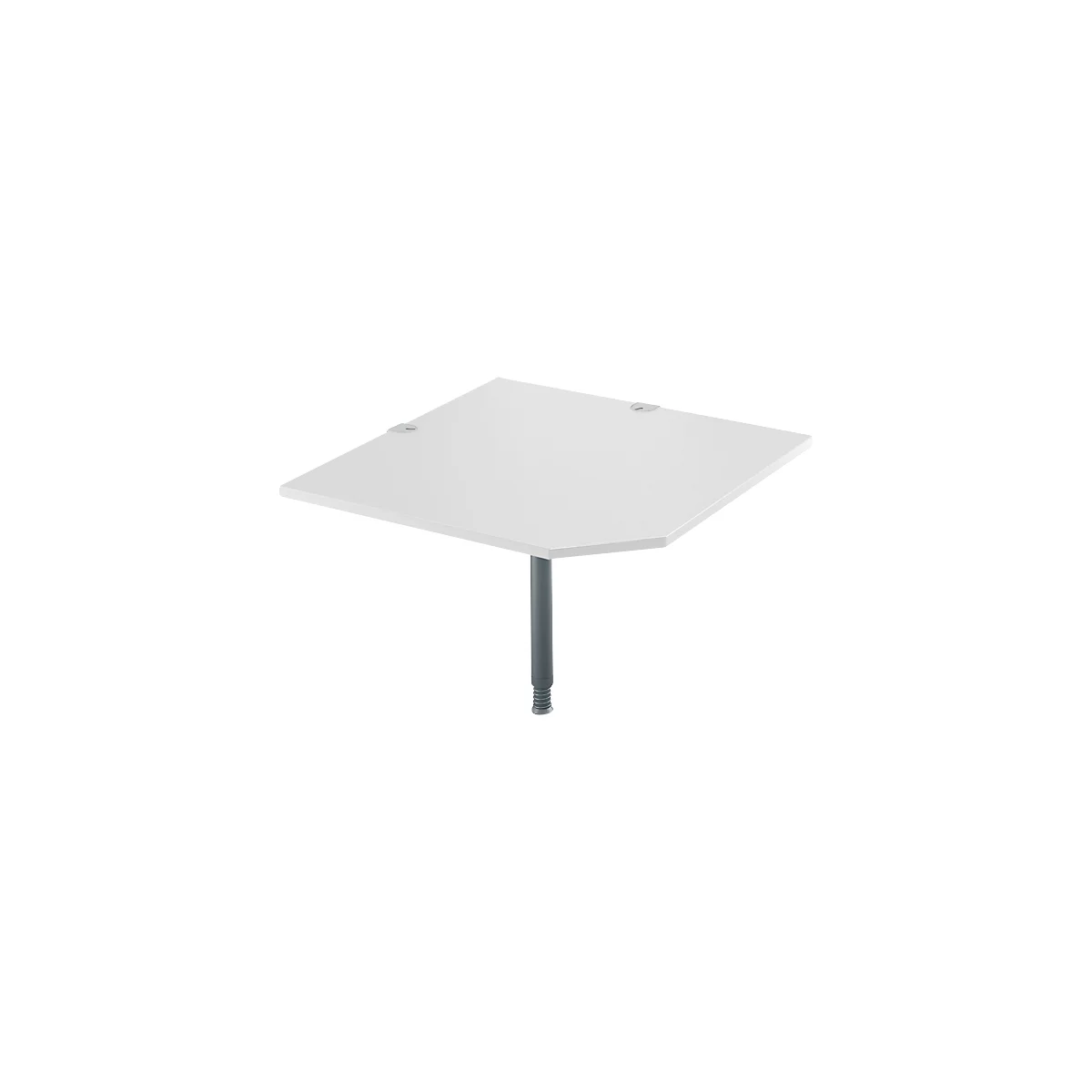 Schäfer Shop Select Systemwinkelplatte, CAD, Fuß, B 1000 x T 1000 mm, lichtgrau/anthrazit