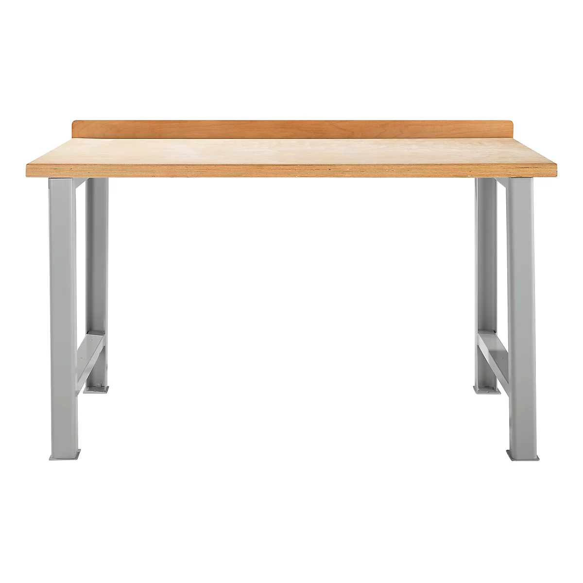 Schäfer Shop Select Table de travail, unité de base, L 1500 x P 665 x H 840 mm, aluminium argent