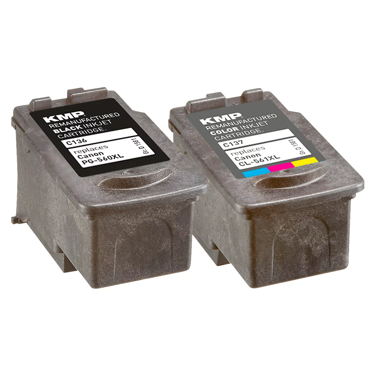 Schäfer Shop Select Tinten-Multipack ersetzt Canon PG-560XL/CLI-561XL, schwarz-pigmentiert + 3-Color