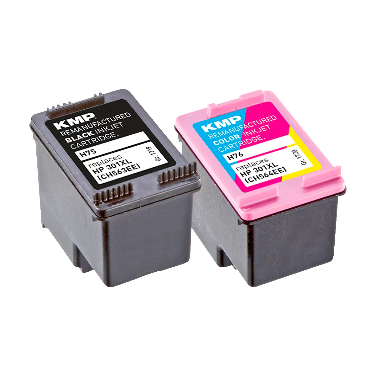 Schäfer Shop Select Tinten-Multipack schwarz und color, ersetzt HP 301XL (CH563EE, CH564EE)