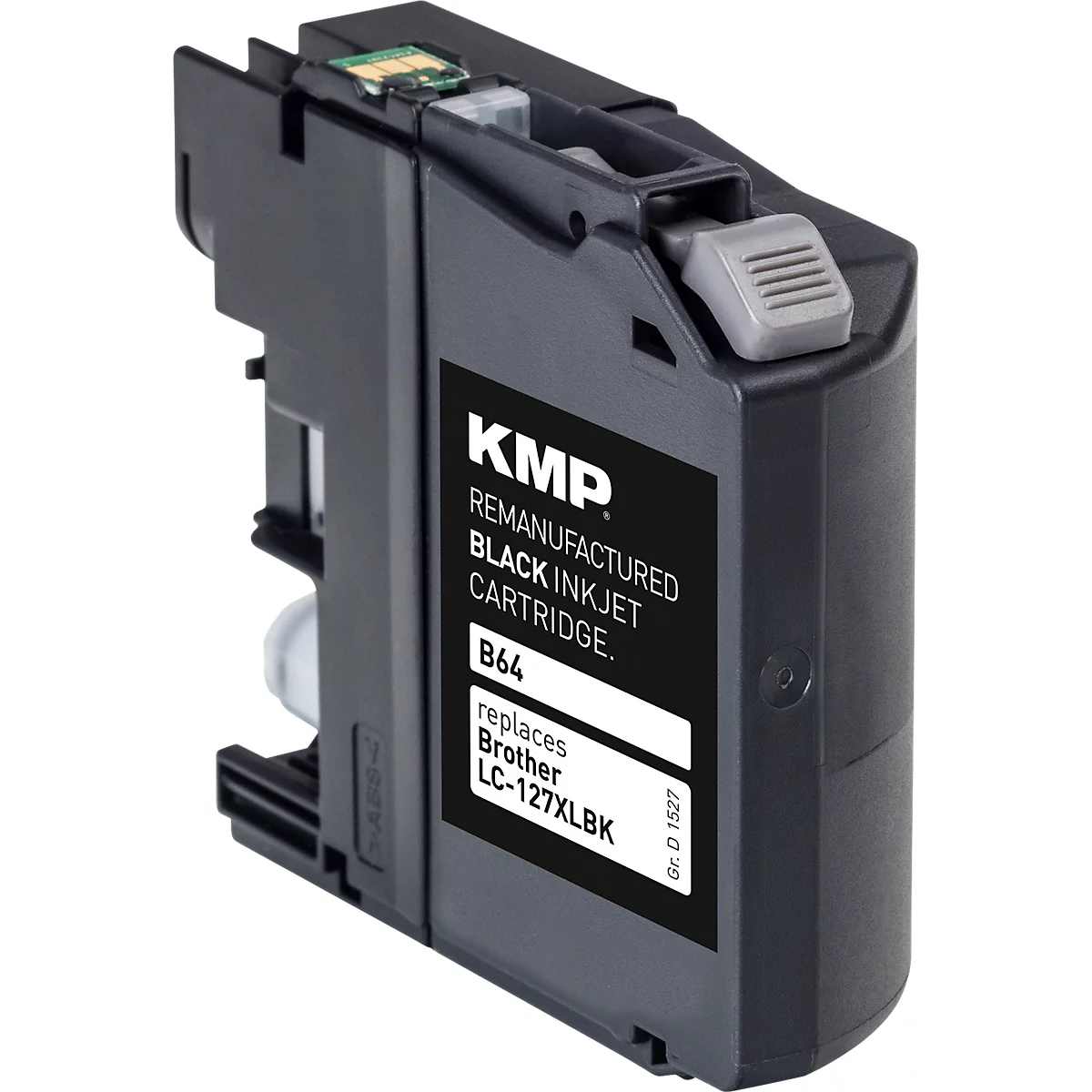 Schäfer Shop Select Tintenpatrone, ersetzt Brother LC127XLBK, schwarz pigmentiert