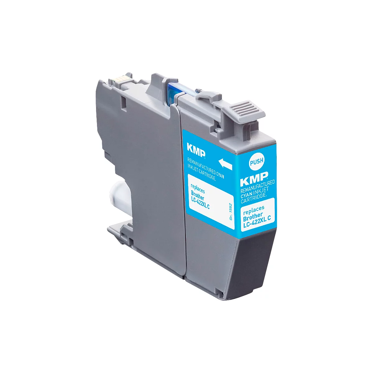 Schäfer Shop Select Tintenpatrone, ersetzt Brother LC422XLC, Einzelpack, cyan