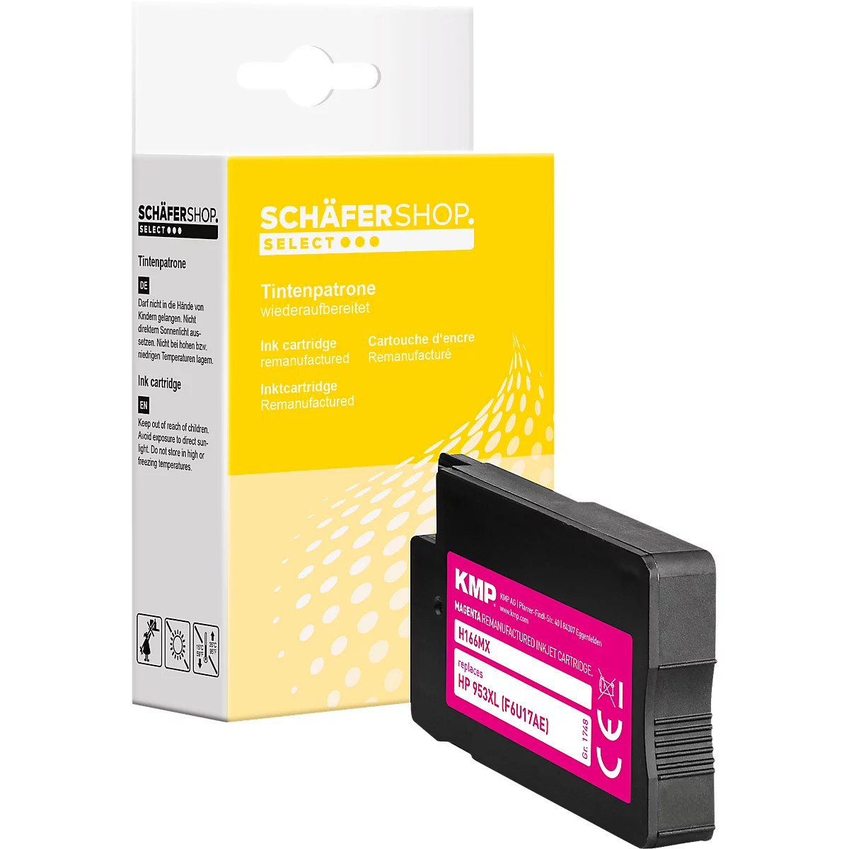 Schäfer Shop Select Tintenpatrone, ersetzt HP 953XL (F6U17AE), magenta pigmentiert