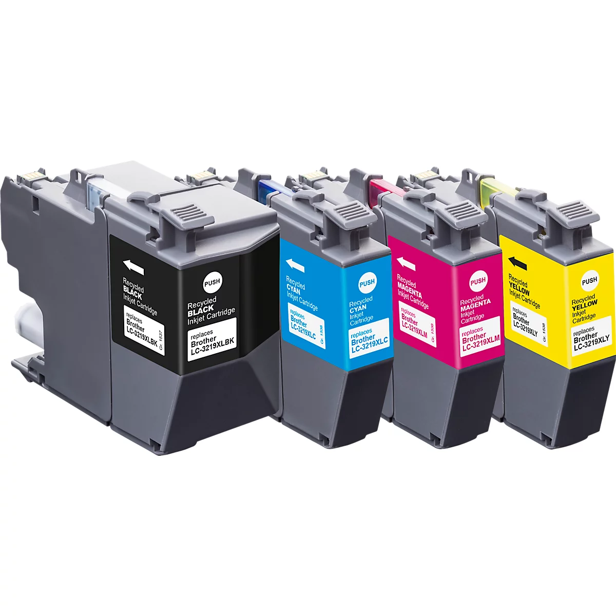 Schäfer Shop Select Tintenpatronen, ersetzt Brother LC-3219 XL, Mixpack, schwarz, cyan, gelb, magenta