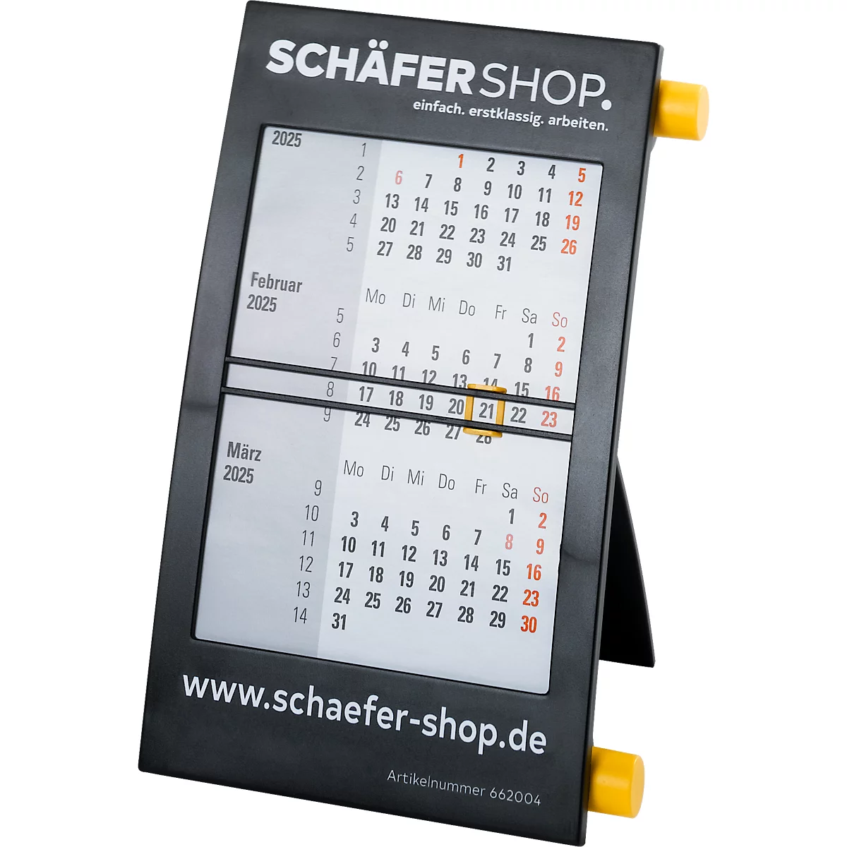 Schäfer Shop Select Tischdrehkalender 2025/2026, 180 x 110 mm