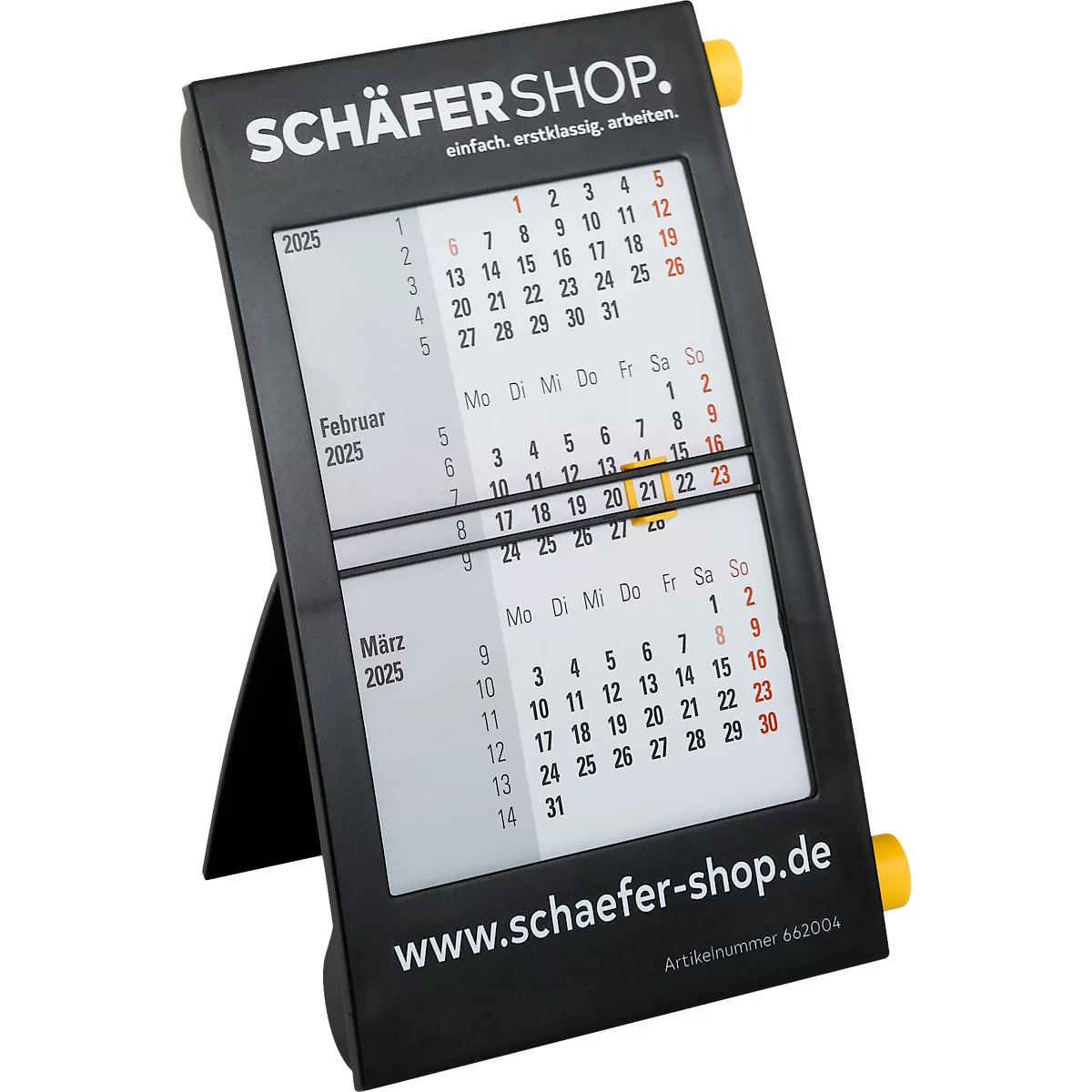 Schäfer Shop Select Tischdrehkalender 2025/2026, 180 x 110 mm