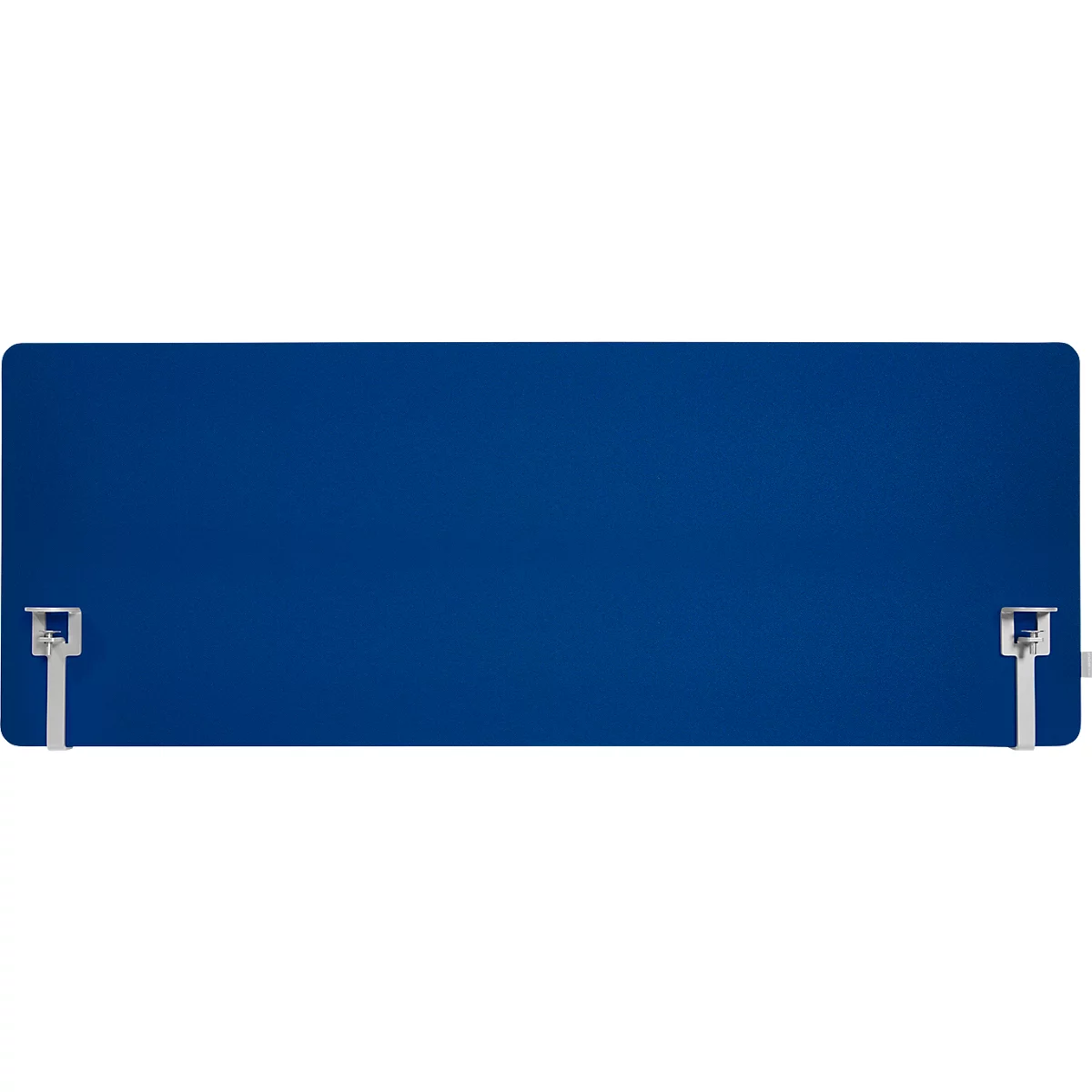 Schäfer Shop Select Tischtrennwand, Materialstärke 30 mm, B 1600 x H 600 mm, 100 % Post-Consumer-Recyclingpolyester, dunkelblau