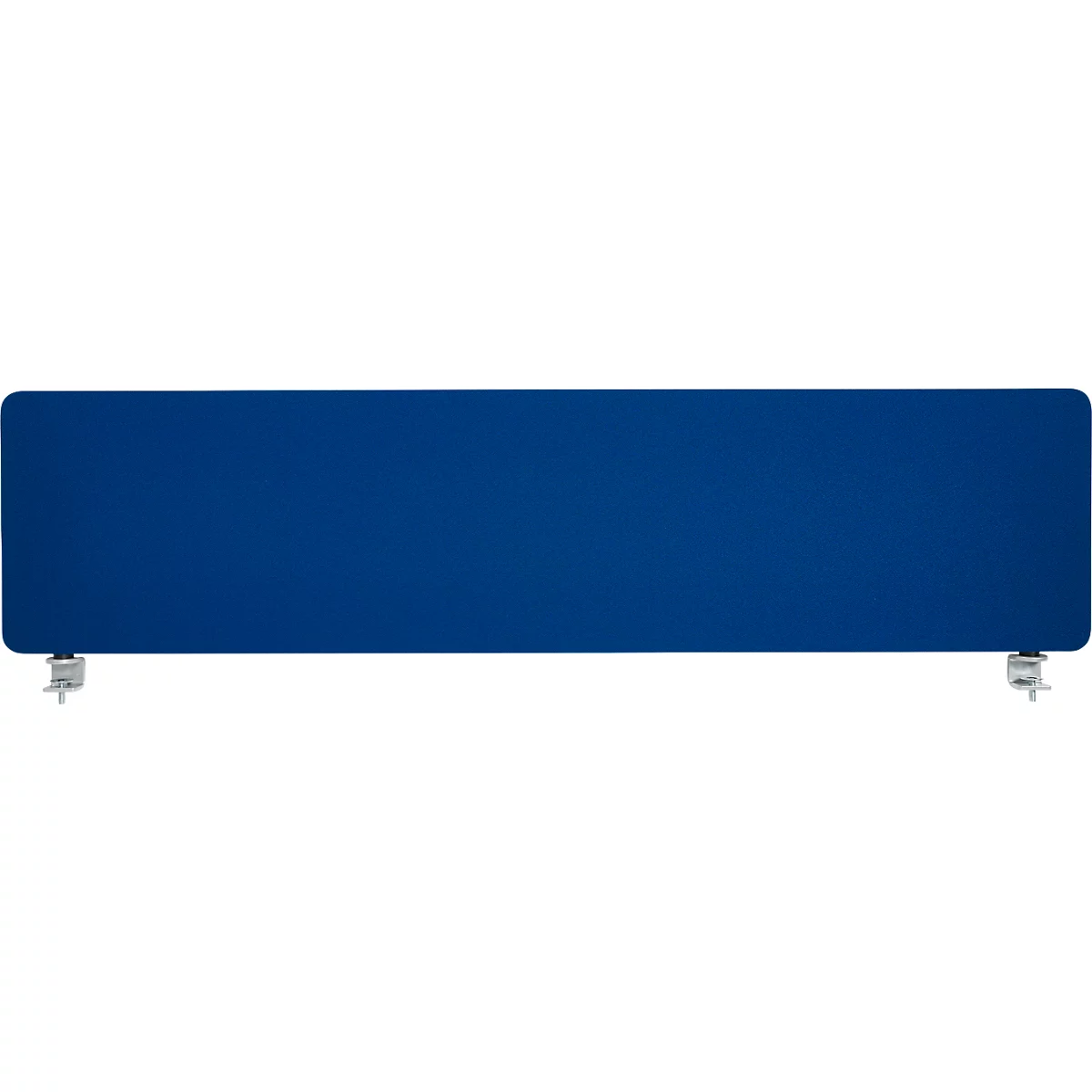 Schäfer Shop Select Tischtrennwand, Materialstärke 30 mm, B 800 x H 387 mm, 100 % Post-Consumer-Recyclingpolyester, dunkelblau