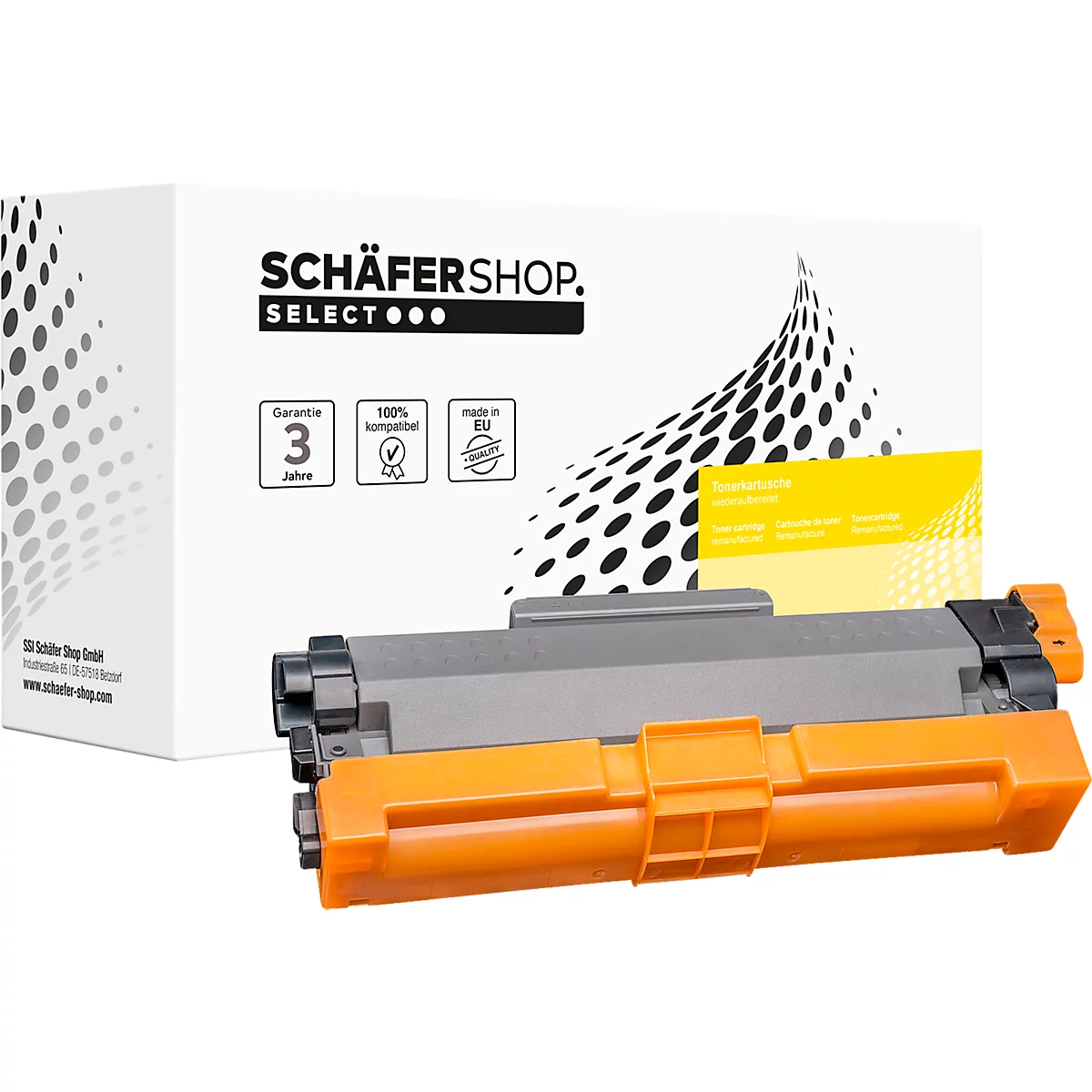 Schäfer Shop Select Toner ersetzt Brother TN-2510XL, schwarz